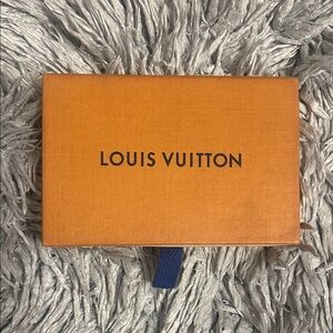 Louis Vuitton Vibrant Orange Box with Blue Accent